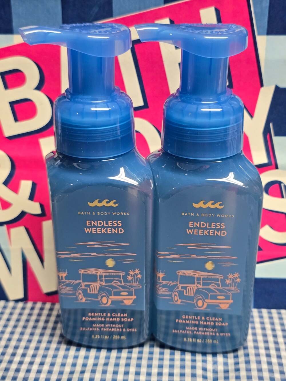 BBW Endless Weekend Gentle & Clean Foaming Hand Soap 2 Pack